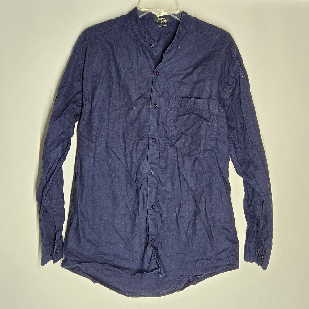 Vintage Stefano Blue Casual Button Down Shirt